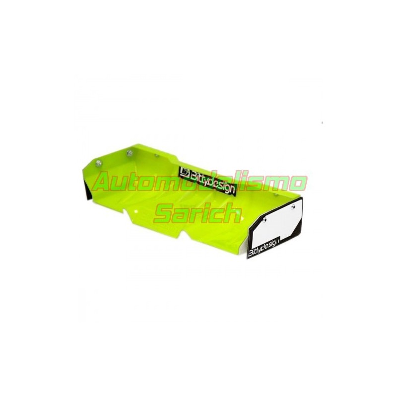 Alerón 1/8 lexan amarillo Bitty Design Alerón 1/8 lexan amarillo Bitty Design