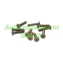 Tornillos avellanados 3x16mm (10u)