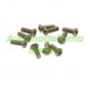 Tornillos de botón 4x12mm (10u)