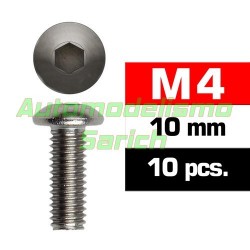 Tornillos de botón 4x10mm (10u)