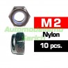 Tuercas autoblocantes M2 (10u)