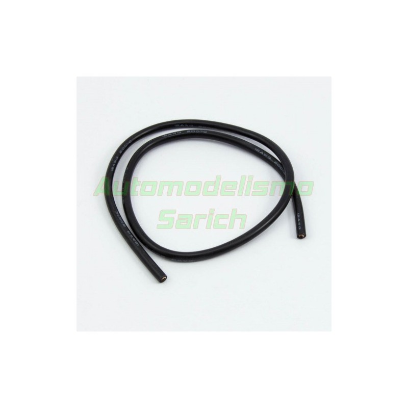 Cable negro 12AWG 50cm UR