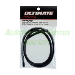 Cable negro 12AWG 50cm UR