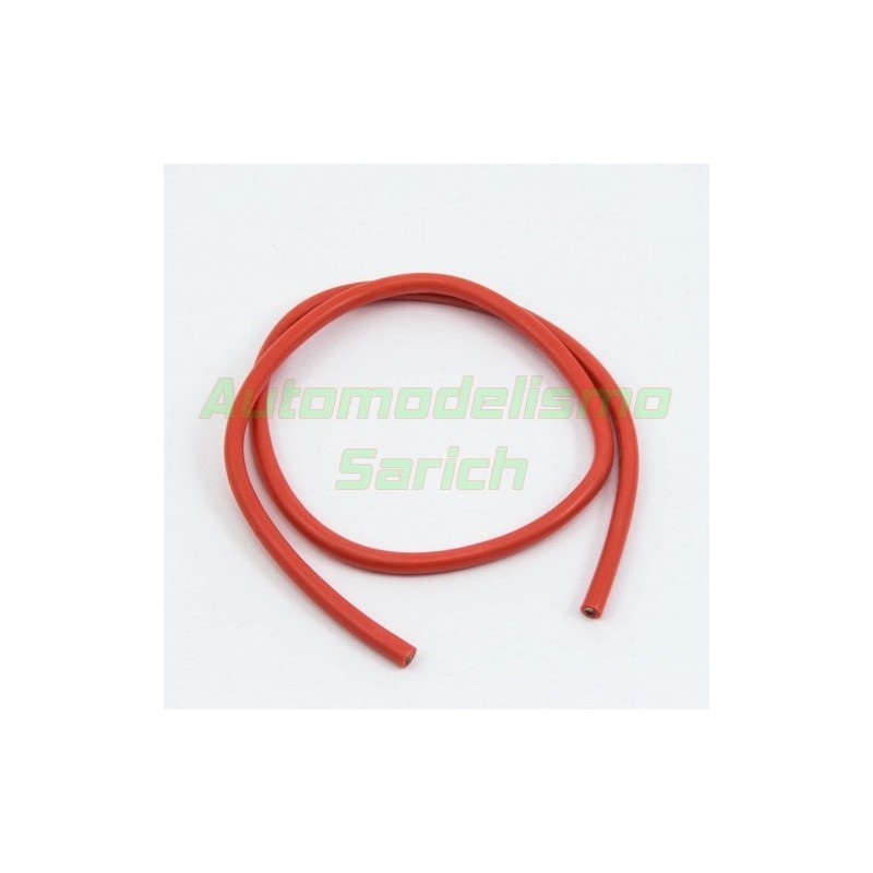 Cable rojo 12AWG 50cm UR