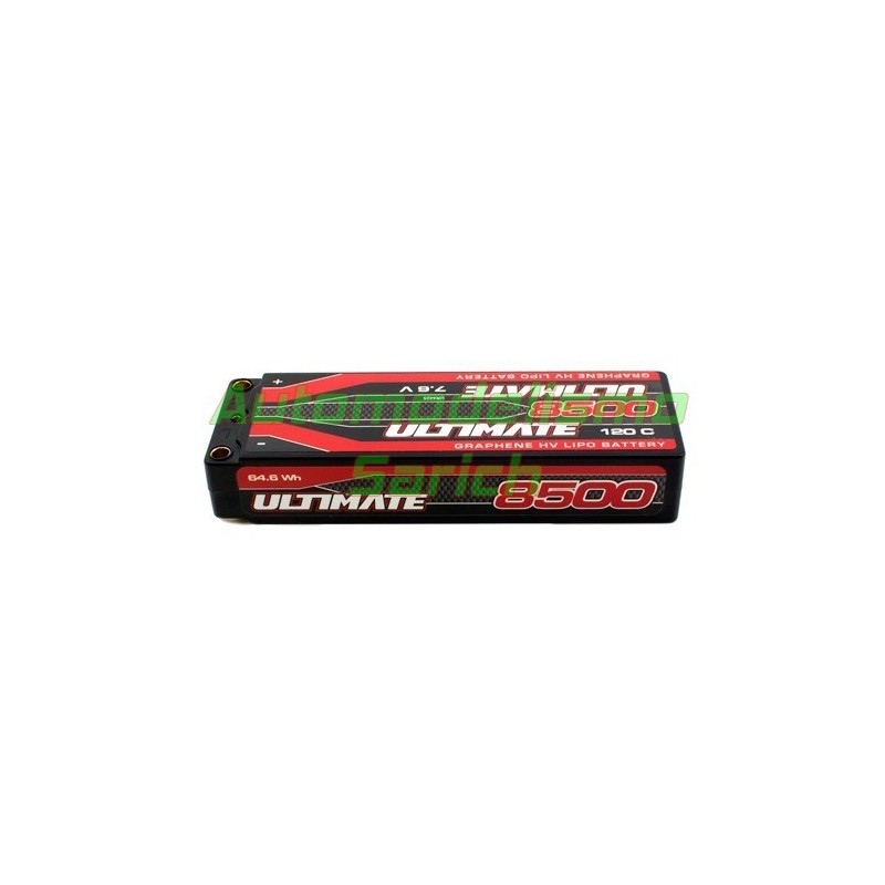 Batería Ultimate LiPo grafeno Stick 7.6V 2S 8.500mha 120C 5mm