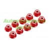 Tuerca autoblocante falged M3 ROJO UR (10u)