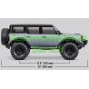 TRAXXAS TRX4 FORD BRONCO 2021 ROJO