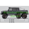TRAXXAS TRX6 MERCEDES BENZ G63 BLANCO